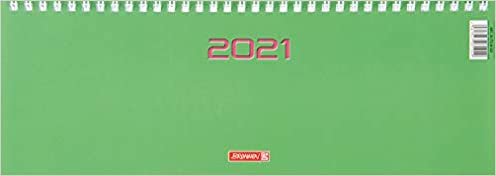 Brunnen Querterminkalender 2021, Modell 772 grün indir