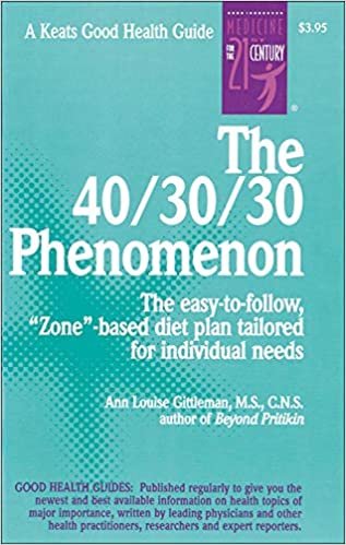 40/30/30 PHENOMENON THE EASY-T: The Easy to Follow, Zone-based Diet Plan Tailored for Individual Needs (Keats Good Health Guide)
