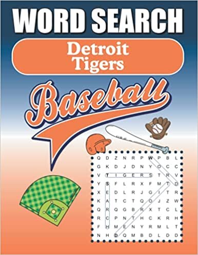 Detroit Tigers Word Search: Word Find Puzzle Book For All Tigers Baseball Fans indir