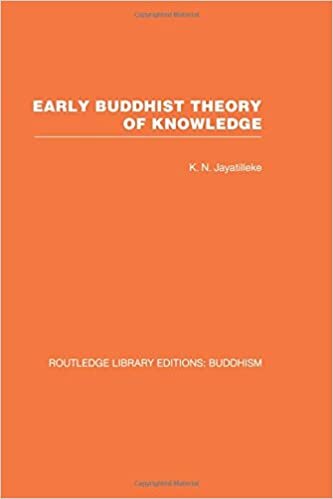 Early Buddhist Theory of Knowledge (Routledge Library Editions: Buddhism, Band 6): Volume 6