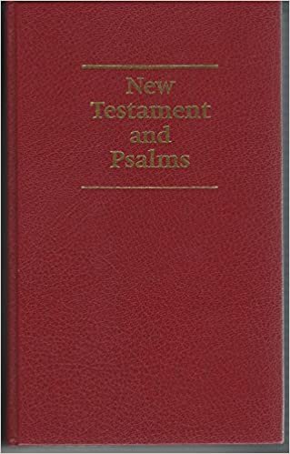 KJV Giant Print New Testament and Psalms Burgundy Imitation Leather: Authorized King James Version Giant-Print with Psalms indir