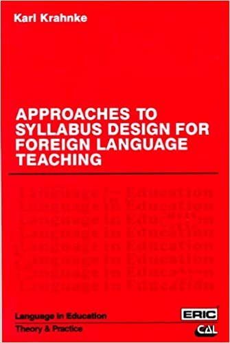 Approaches to Syllabus Design for Foreign Language Teaching (Language in Education)