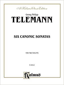 Six Canonic Sonatas (Kalmus Edition)