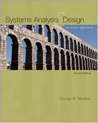 Systems Analysis & Design: An Active Approach