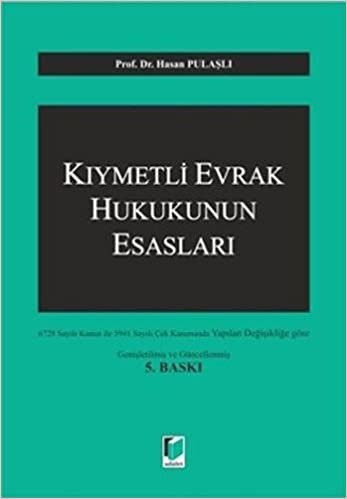 Kıymetli Evrak Hukukunun Esasları