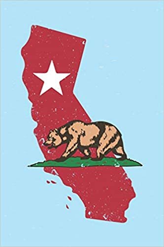 California State Bear: Graph Paper Notebook, 6x9 Inch, 120 pages indir
