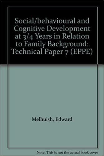 indir   Social/behavioural and Cognitive Development at 3/4 Years in Relation to Family Background (The effective provision of pre-school education project: technical paper): Technical Paper 7 (EPPE) tamamen