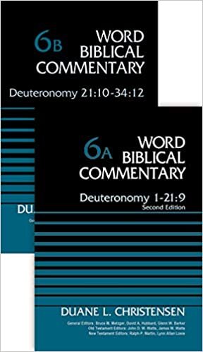 Deuteronomy (2-Volume Set---6A and 6B): 6A-B (Word Biblical Commentary)