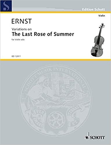 The Last Rose of Summer: Violine. (Edition Schott) indir