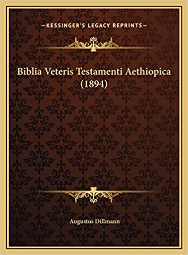Biblia Veteris Testamenti Aethiopica (1894)