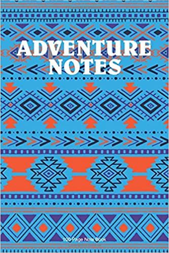 Adventure Notes: Tribal Print 6"x9" With 100 dot grid journal pages with a bright tribal print cover design. A blank dot grid notebook for your adventures. indir