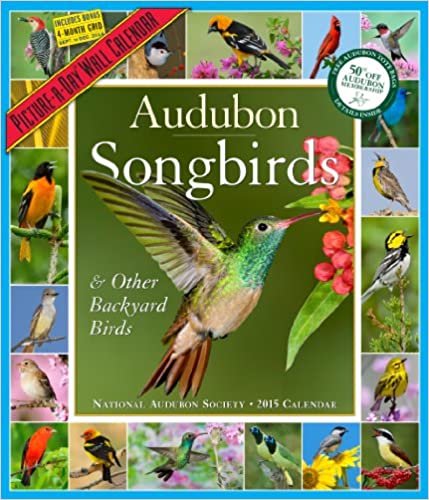Audubon Songbirds & Other Backyard Birds Calendar 2015