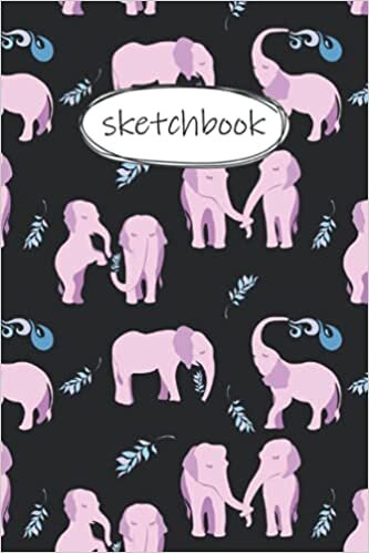 Sketch Book: Cool Elephant Blank Journal for Drawing, Painting, Sketching, Writing & Doodling - 6 x 9 Notebook & Sketch Pad | Awesome Elephant Pattern