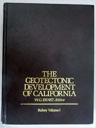 Geotectonic Development of California (Rubey S.)
