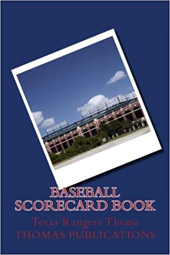 Baseball Scorecard Book: Texas Rangers Theme