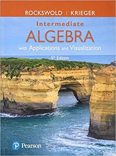 Intermediate Algebra with Applications & Visualization with Integrated Review and Worksheets Plus Mylab Math -- 24 Month Title-Specific Access Card Package