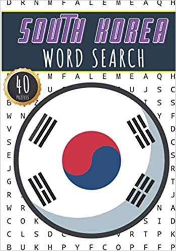 South Korea Word Search: 40 Fun Puzzles With Words Scramble for Adults, Kids and Seniors | More Than 300 South Korean Words On South Korea Cities, ... History and Heritage, Koreans Vocabulary