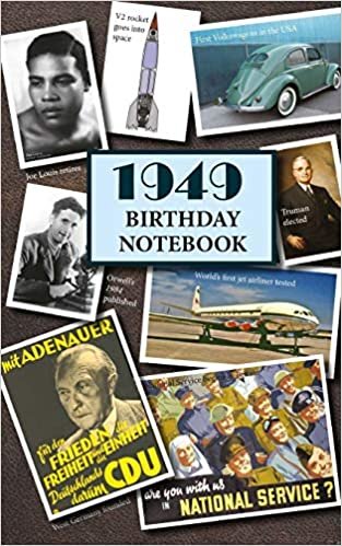 1949 Birthday Notebook: a great alternative to a card