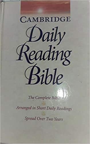 NRSV Cambridge Daily Reading Bible Edition Hardback with Jacket: The Complete Bible Arranged in Short Daily Readings Spread Over Two Years: Daily ... in Short Daily Readings Spread Over Two Years indir