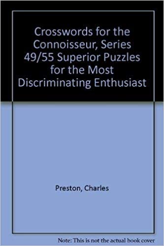 Crossword Puzzles for the Connoisseur 49
