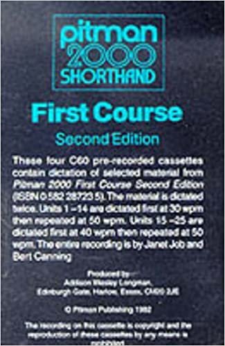 Pitman 2000 Shorthand First Course Cassette 2