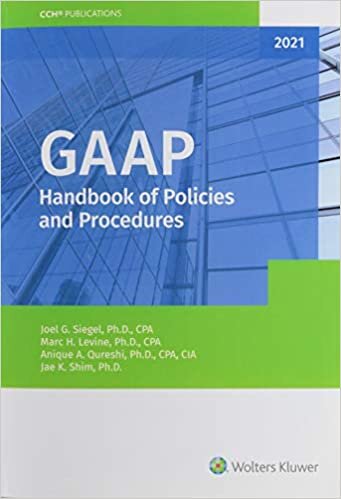 Gaap Handbook of Policies and Procedures 2021