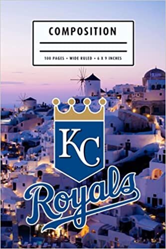 Weekly Planner Composition Notebook : Kansas City Royals Notebook Wide Ruled | Christmas, Thankgiving Gift Ideas | Baseball Notebook #27
