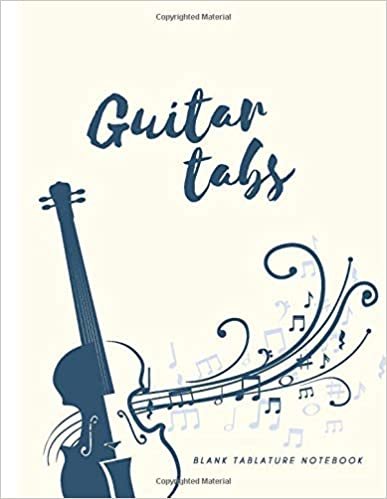 Guitar Tabs: Blank Tablature Notebook