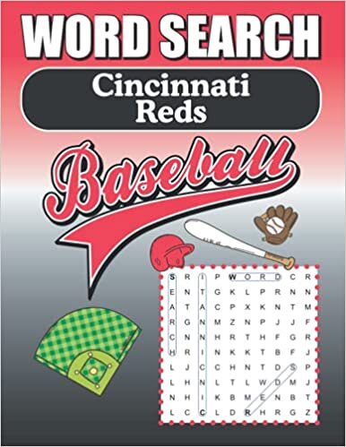 Cincinnati Reds Word Search: Word Find Puzzle Book For All Reds Fans