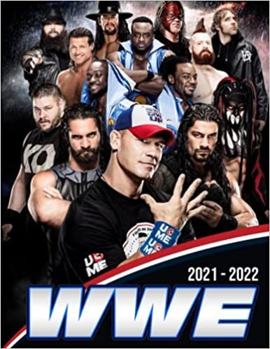WWE Calendar 2021-2022: 2022 Monthly Planner With Athetic Wrestlers Images BONUS 3 Months