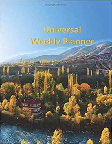 Universal Weekly Planner: Beautiful 8.5x11" Nature cover, includes 52 weeks with space for daily recording, special notes and to-do lists. Simple and easy to use.