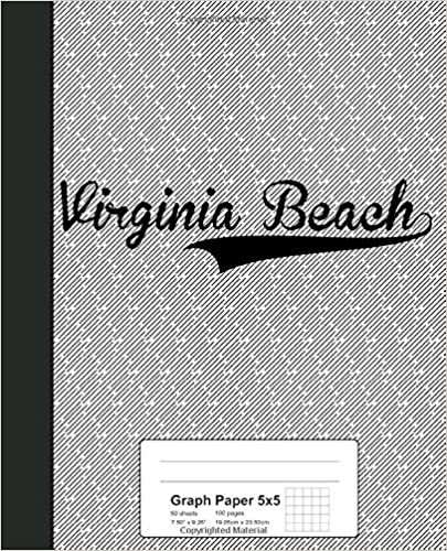 Graph Paper 5x5: VIRGINIA BEACH Notebook (Weezag Graph Paper 5x5 Notebook)