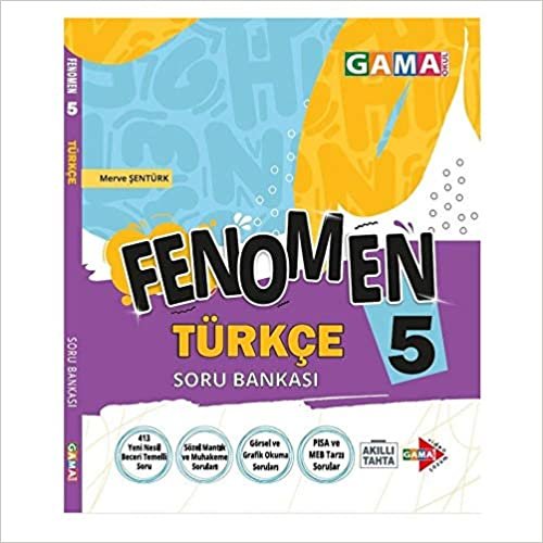 5 Sınıf Türkçe Fenomen Soru Bankası Gama Yayınları