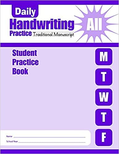 Daily Handwriting Practice Traditional Manuscript Individual Student Practice Book