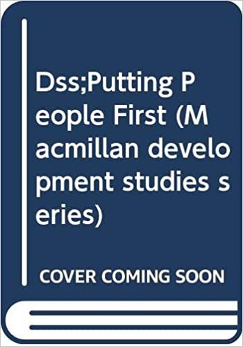 Dss;Putting People First (Macmillan development studies series)