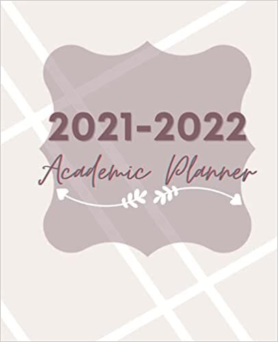 Academic Weekly/Monthly Planner 2021-2022 7.5x9.25in. indir