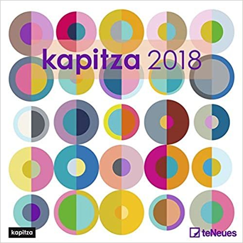2018 Kapitza Calender - teNeues Grid Calendar- Art Calender - 30 x 30 cm