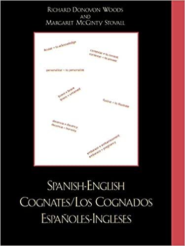 Spanish-English Cognates / Los Cognados Espa-Oles-ingleses