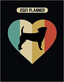 2021 Planner: Vintage Puggle Dog Birthday Gift 12 Months Weekly Planner With Daily & Monthly Overview | Personal Appointment Agenda Schedule Organizer With 2021 Calendar