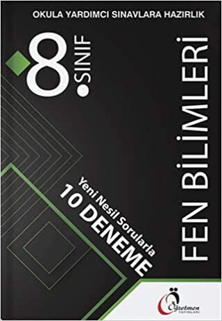 8. Sınıf Fen Bilimleri Yeni Nesil Sorularla 10 Deneme