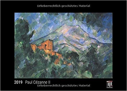 Paul Cézanne II 2019 - Black Edition - Timokrates Wandkalender, Bilderkalender, Fotokalender - DIN A3 (42 x 30 cm) indir