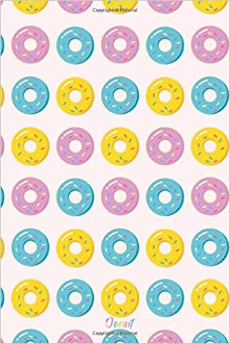 Donut: Notebook With Donut, Food, Lined Journal, Ruled Paper (110 Pages, 6 x 9)