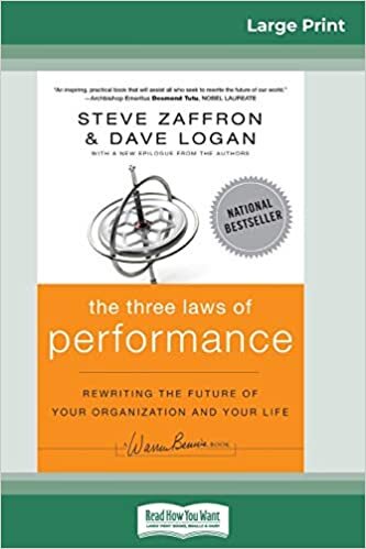 The Three Laws of Performance: Rewriting the Future of Your Organization and Your Life (J-B Warren Bennis Series) (16pt Large Print Edition) indir