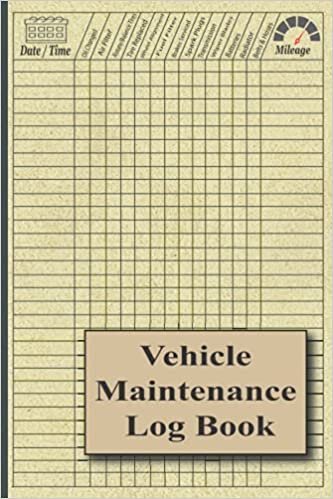 Vehicle Maintenance Log Book: Hanes Automotive Repair Book, Car Service Log Book