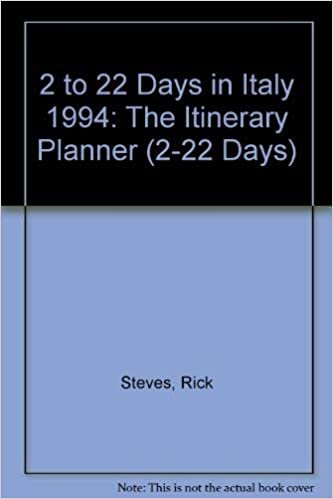 Rick Steves' 1994 2 to 22 Days in Italy: The Itinerary Planner (Rick Steves' Italy)