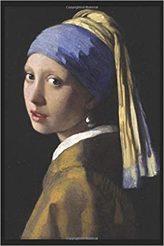 The girl with a pearl earring: Blank Journal; Johannes Vermeer notebook / composition book, 140 pages, 6 x 9 inch (15.24 x 22.86 cm) Laminated