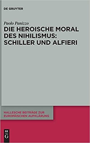 Die heroische Moral des Nihilismus: Schiller und Alfieri (Hallesche Beiträge Zur Europäischen Aufklärung)