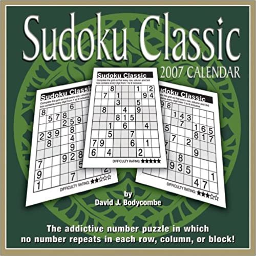 Sudoku Classic 2007 Calendar indir