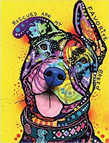 Dean Russo Rescues Are My Favorite Breed Journal (Quiet Fox Designs) 144 High-Quality, Acid-Free Lined Pages for a Dream Diary or Journaling, with Vibrant Cover Art from Brooklyn Pop Artist Dean Russo indir