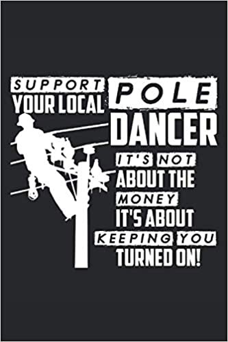 Soutenez votre pole dance locale: Dot Grid Notebook Planner 120 pages 6 "x 9" (15, 24 cm x 22, 86 cm) cadeau